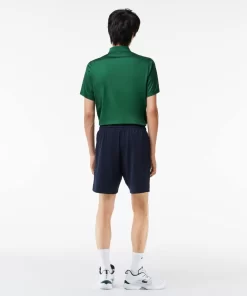 Lacoste Tennis>Tennis-Shorts Aus Recyceltem Gewebe Navy Blau 5Fs