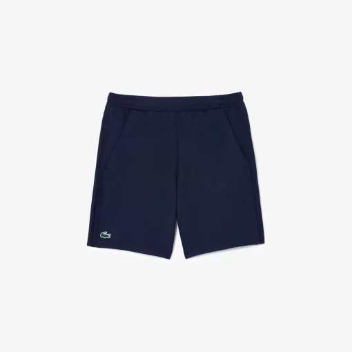 Lacoste Tennis>Tennis-Shorts Aus Recyceltem Gewebe Navy Blau 5Fs