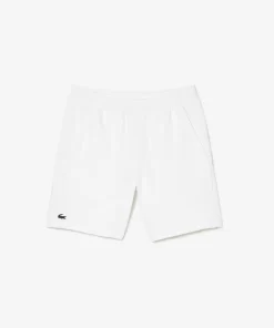 Lacoste Tennis>Tennis-Shorts Aus Recyceltem Gewebe Weis Z92