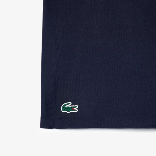 Lacoste Tennis>Tennis-Shorts Aus Recyceltem Gewebe Navy Blau 5Fs