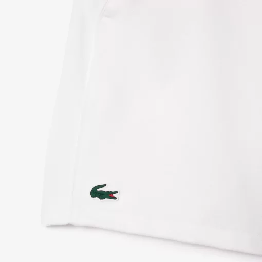 Lacoste Tennis>Tennis-Shorts Aus Recyceltem Gewebe Weis Z92