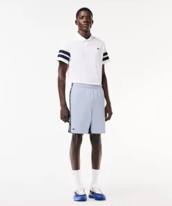 Lacoste Tennis>Tennis-Shorts Mit Logostreifen Hellblau / Navy Blau X1J