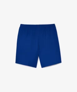 Lacoste Tennis>Tennis-Shorts Mit Logostreifen Burgunder / Navy Blau Isx