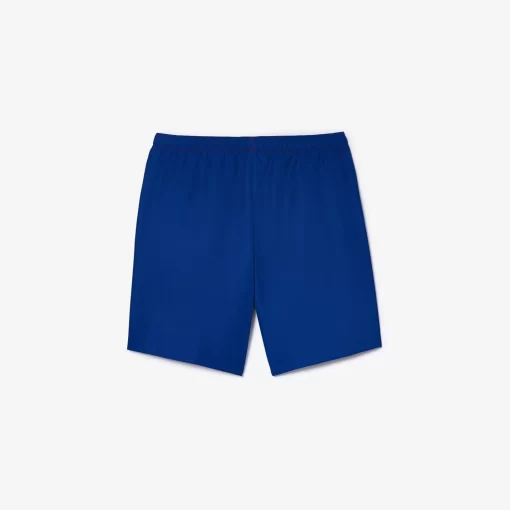 Lacoste Tennis>Tennis-Shorts Mit Logostreifen Burgunder / Navy Blau Isx