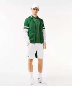 Lacoste Tennis>Tennis-Shorts Mit Logostreifen Weis / Grun 737