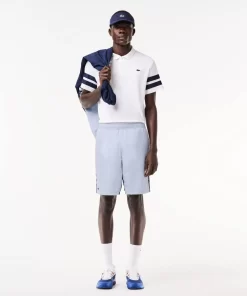 Lacoste Tennis>Tennis-Shorts Mit Logostreifen Hellblau / Navy Blau X1J