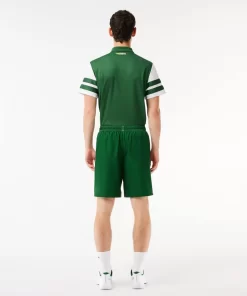 Lacoste Tennis>Tennis-Shorts Mit Logostreifen Weis / Grun 737