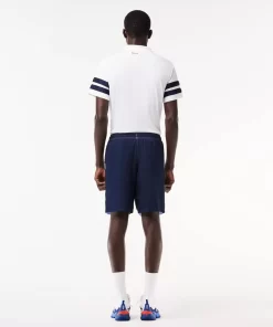 Lacoste Tennis>Tennis-Shorts Mit Logostreifen Hellblau / Navy Blau X1J