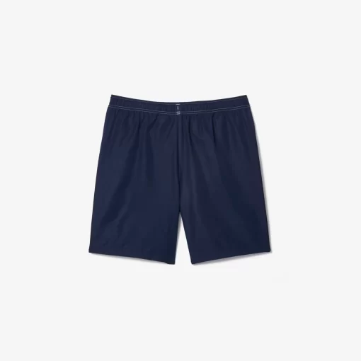 Lacoste Tennis>Tennis-Shorts Mit Logostreifen Hellblau / Navy Blau X1J