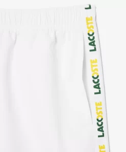 Lacoste Tennis>Tennis-Shorts Mit Logostreifen Weis / Grun 737