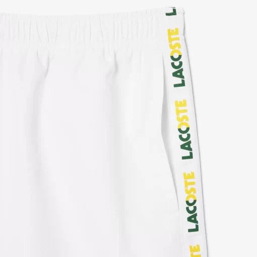 Lacoste Tennis>Tennis-Shorts Mit Logostreifen Weis / Grun 737