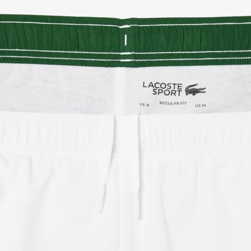 Lacoste Tennis>Tennis-Shorts Mit Logostreifen Weis / Grun 737