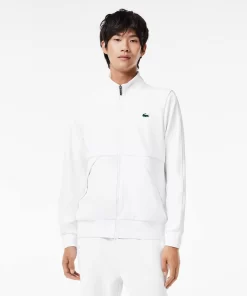 Lacoste Tennis>Tennis-Sweatshirt Aus Recycelten Fasern Weis Z92