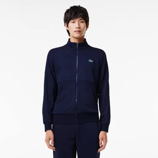 Lacoste Tennis>Tennis-Sweatshirt Aus Recycelten Fasern Navy Blau 5Fs