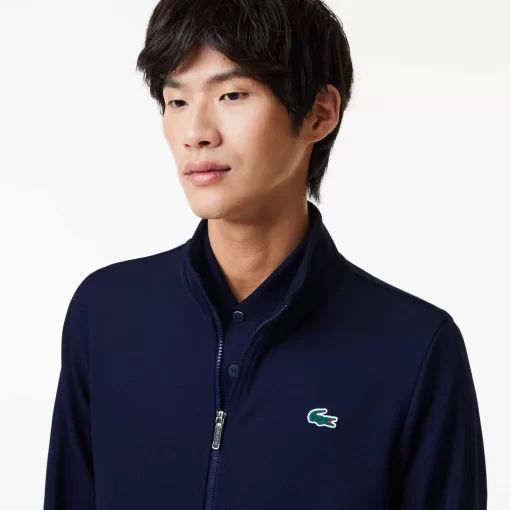 Lacoste Tennis>Tennis-Sweatshirt Aus Recycelten Fasern Navy Blau 5Fs