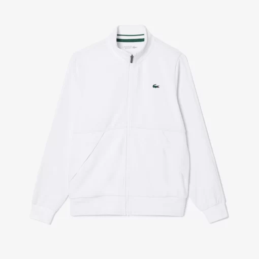 Lacoste Tennis>Tennis-Sweatshirt Aus Recycelten Fasern Weis Z92