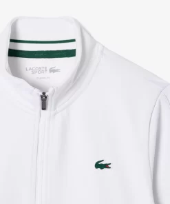 Lacoste Tennis>Tennis-Sweatshirt Aus Recycelten Fasern Weis Z92