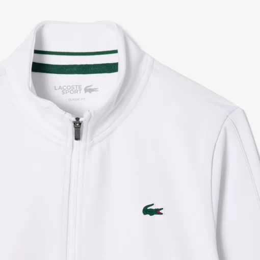 Lacoste Tennis>Tennis-Sweatshirt Aus Recycelten Fasern Weis Z92