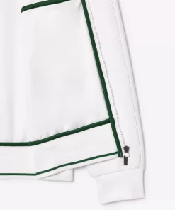 Lacoste Tennis>Tennis-Sweatshirt Aus Recycelten Fasern Weis Z92