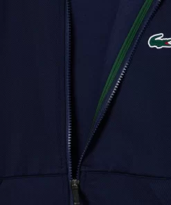 Lacoste Tennis>Tennis-Sweatshirt Aus Recycelten Fasern Navy Blau 5Fs