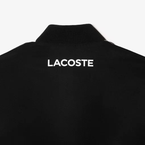 Lacoste Tennis>Tennis-Trainingsanzug Auf Recyceltem Gewebe Schwarz 031