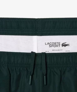 Lacoste Tennis>Tennis-Trainingsanzug Auf Recyceltem Gewebe Sinople Grun Yzp