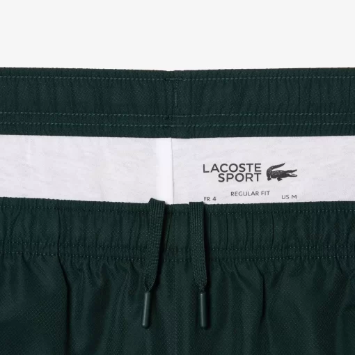 Lacoste Tennis>Tennis-Trainingsanzug Auf Recyceltem Gewebe Sinople Grun Yzp