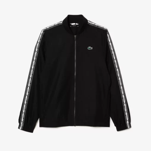 Lacoste Tennis>Tennis-Trainingsanzug Auf Recyceltem Gewebe Schwarz 031