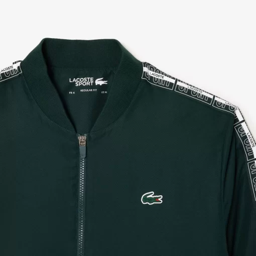 Lacoste Tennis>Tennis-Trainingsanzug Auf Recyceltem Gewebe Sinople Grun Yzp