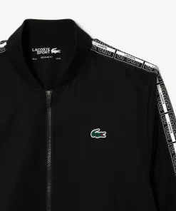 Lacoste Tennis>Tennis-Trainingsanzug Auf Recyceltem Gewebe Schwarz 031