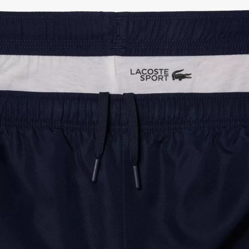 Lacoste Tennis>Tennis-Trainingsanzug Mit Logostreifen Navy Blau / Weis 525