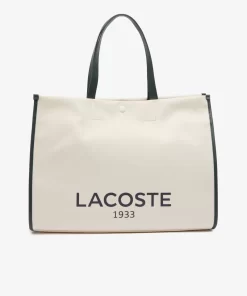 Lacoste Taschen>Tote Bag Aus Textil Farine Sinople F89