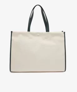 Lacoste Taschen>Tote Bag Aus Textil Farine Sinople F89