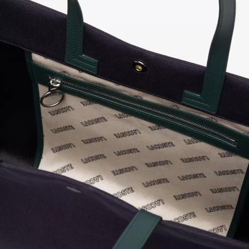 Lacoste Taschen>Tote Bag Aus Textil Abimes / Sinople M41