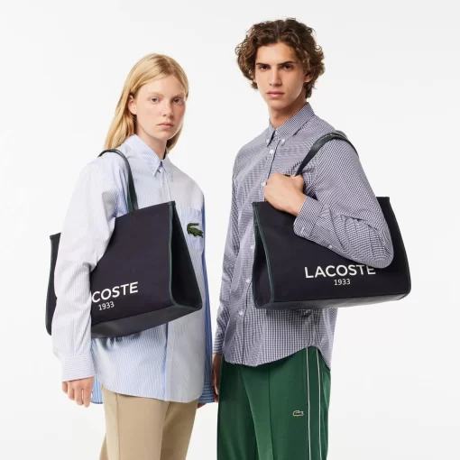 Lacoste Taschen>Tote Bag Aus Textil Abimes / Sinople M41