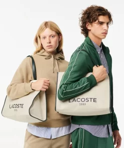 Lacoste Taschen>Tote Bag Aus Textil Farine Sinople F89