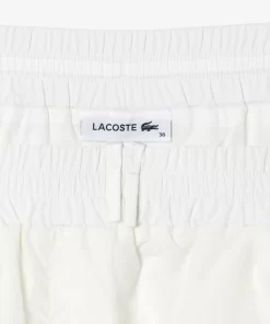 Lacoste Hosen & Shorts>Trainingshosen Aus Nylon Mit Weitem Hosenbein Weis 70V