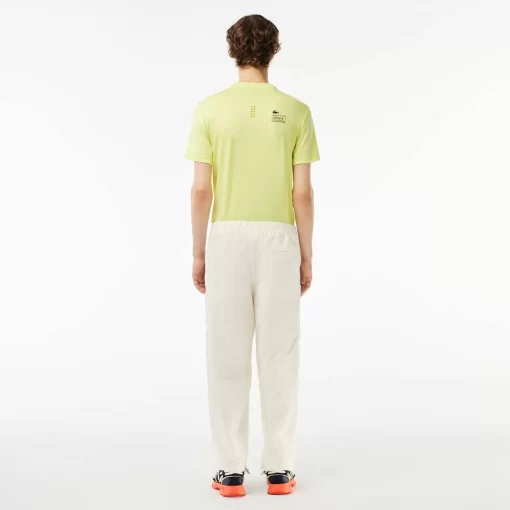 Lacoste Hosen & Shorts>Trainingshosen Mit Streifen-Detail Weis 70V