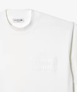 Lacoste T-Shirts>T-Shirt Aus Baumwolle Mit Stickerei Weis 70V