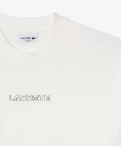 Lacoste T-Shirts>T-Shirt Aus Baumwolljersey Weis S2I