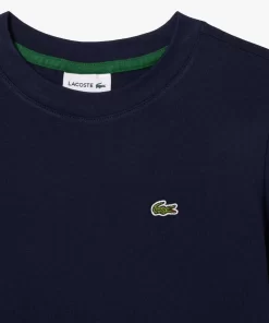 Lacoste Mädchenkleidung>T-Shirt Aus Baumwolljersey Navy Blau 166