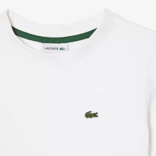 Lacoste Mädchenkleidung>T-Shirt Aus Baumwolljersey Weis 001