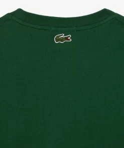 Lacoste T-Shirts>T-Shirt Aus Baumwolljersey Aus Resistenter Baumwolle Grun 132