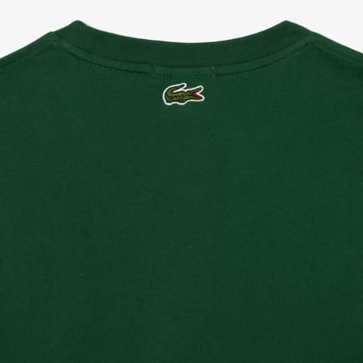 Lacoste T-Shirts>T-Shirt Aus Baumwolljersey Aus Resistenter Baumwolle Grun 132