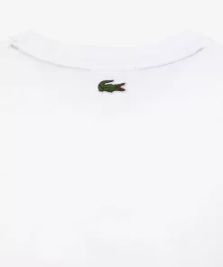 Lacoste T-Shirts>T-Shirt Aus Baumwolljersey Aus Resistenter Baumwolle Weis 001