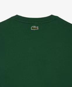 Lacoste T-Shirts>T-Shirt Aus Baumwolljersey Mit Logo Grun 132