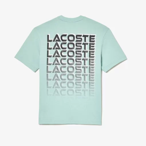 Lacoste T-Shirts>T-Shirt Aus Resistentem Baumwolljersey Pastille Minzgrun Lgf