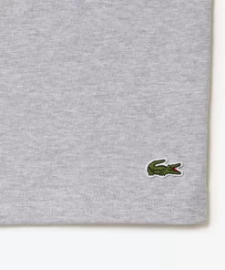 Lacoste T-Shirts>T-Shirt Mit Signatur-Aufdruck Heidekraut Grau Cca