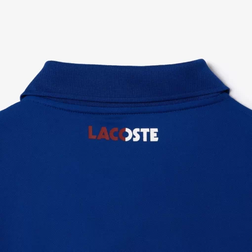 Lacoste Tennis>Ultra-Dry Colourblock Tennis Poloshirt Navy Blau / Burgunder Is4