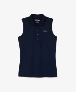 Lacoste Golf>Ultra-Dry Golf Poloshirt Mit Stretch Und Uv-Schutz Navy Blau 166